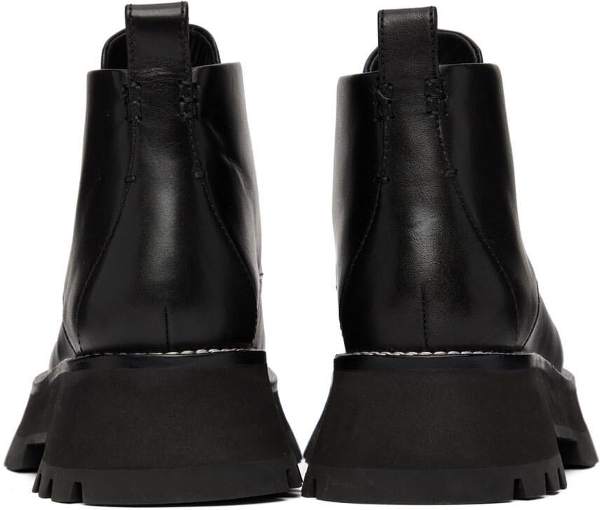3.1 Phillip Lim Black Kate Short Combat Boots