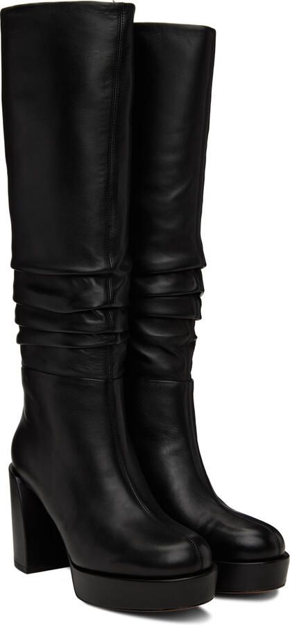 3.1 Phillip Lim Black Naomi Platform Boots - Picture 2