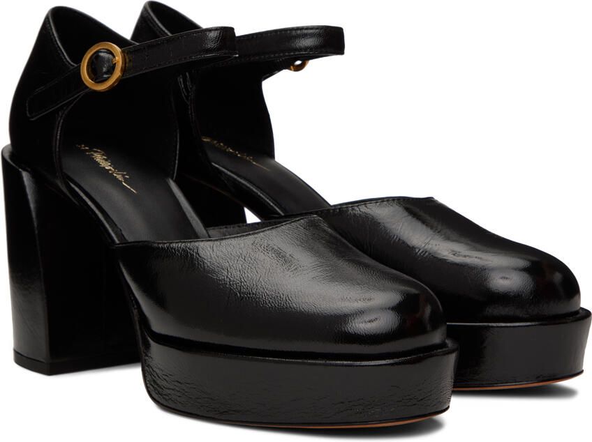 3.1 Phillip Lim Black Naomi Platform Mary Jane Heels - Picture 2