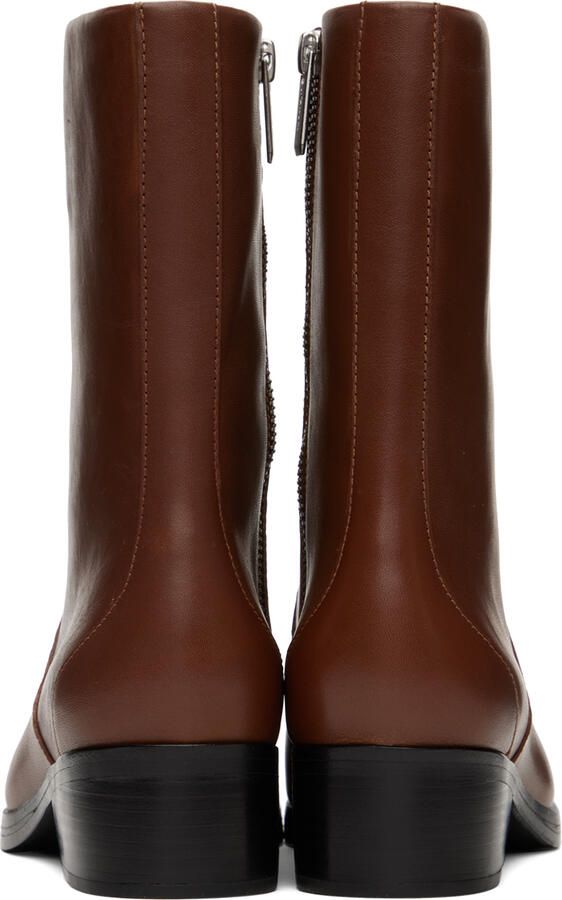 3.1 Phillip Lim Brown Lucien Boots - Picture 3