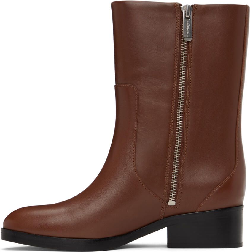 3.1 Phillip Lim Brown Lucien Boots - Picture 2