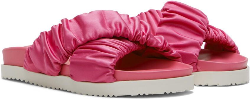 3.1 Phillip Lim Pink Crossover Pool Slides - Picture 2