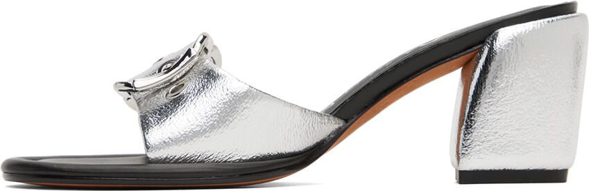 3.1 Phillip Lim Silver Naomi Mules - Picture 4