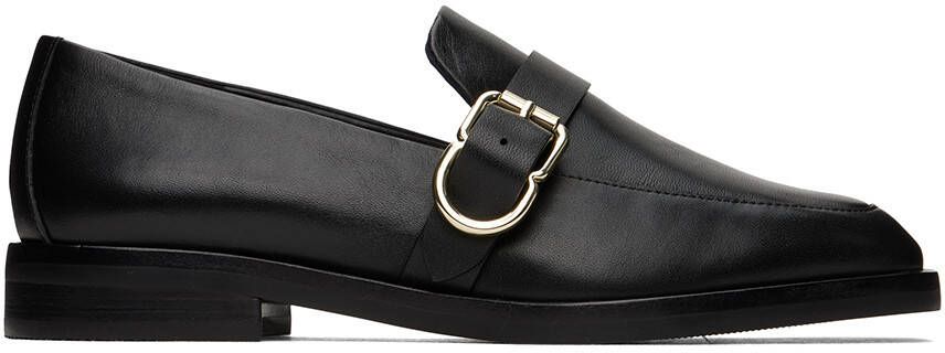 3.1 Phillip Lim Black Alexa Monkstrap Loafers