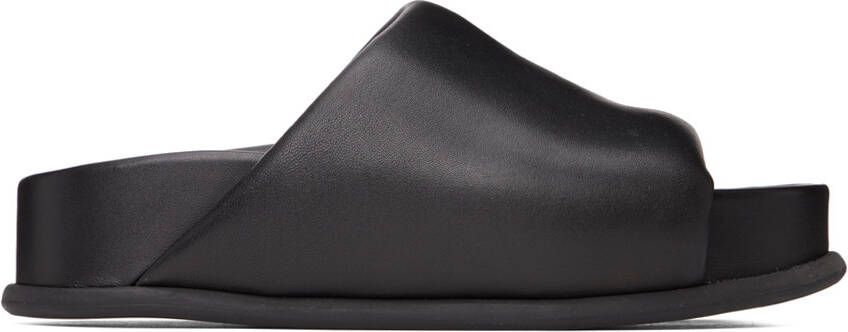 3.1 Phillip Lim Black Freida Pillow Sandals - Picture 5