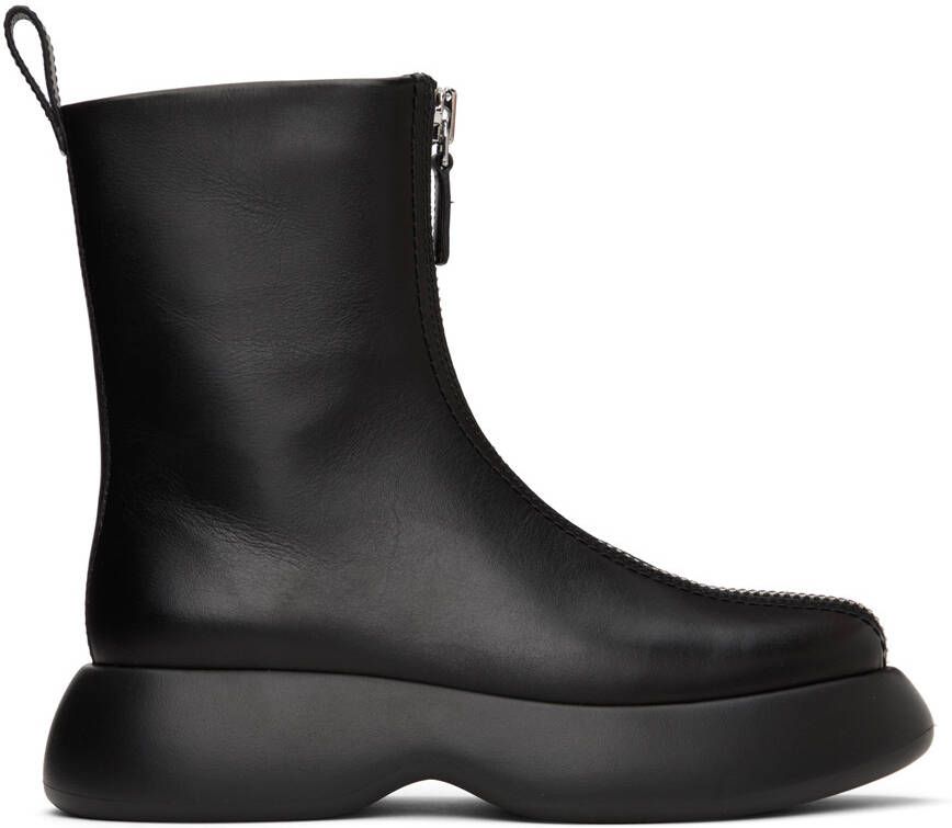 3.1 Phillip Lim Black Mercer Boots - Picture 5