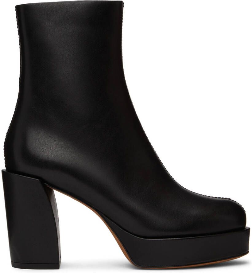 3.1 Phillip Lim Black Naomi Platform Boots - Picture 5