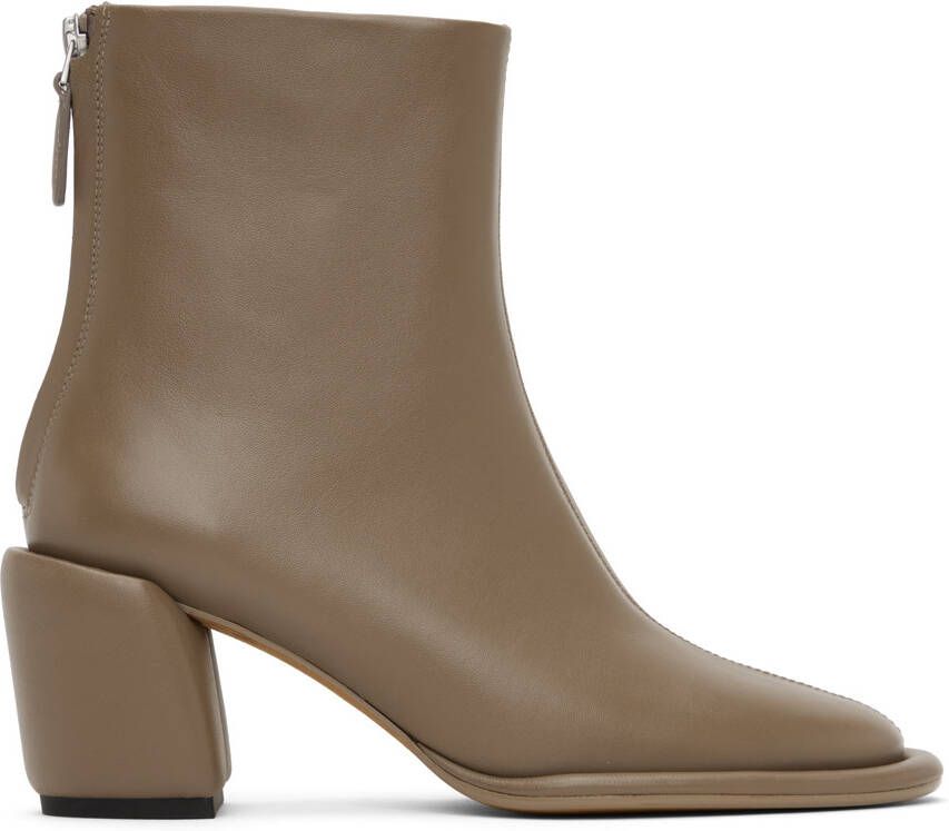 3.1 Phillip Lim Brown Naomi Boots - Picture 5