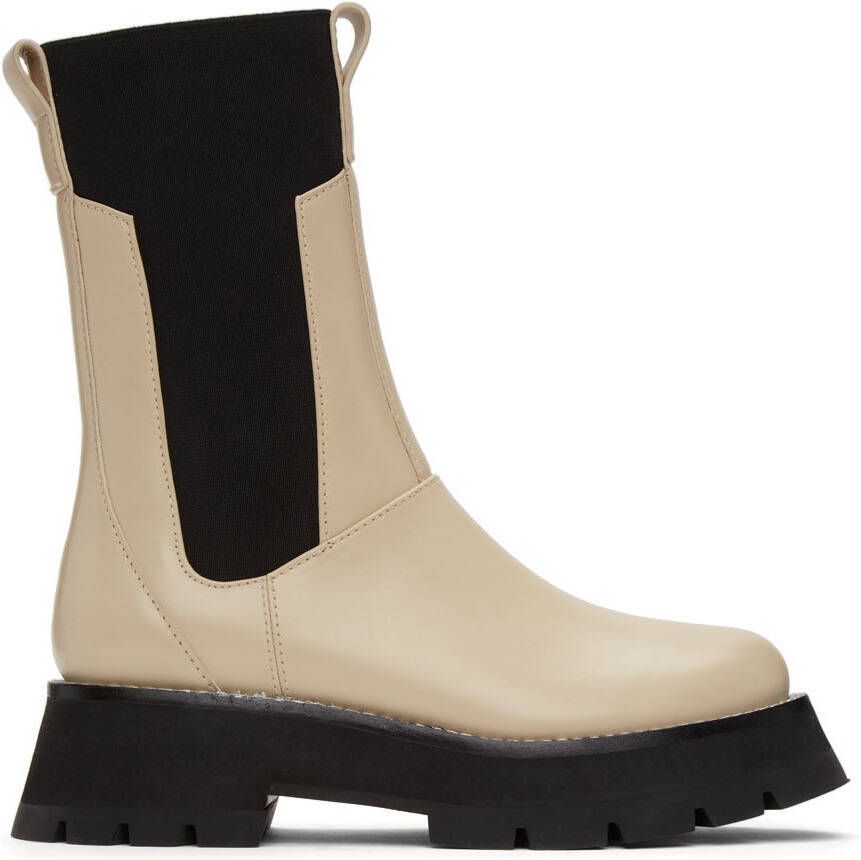 3.1 Phillip Lim Off-White Kate Combat Boots