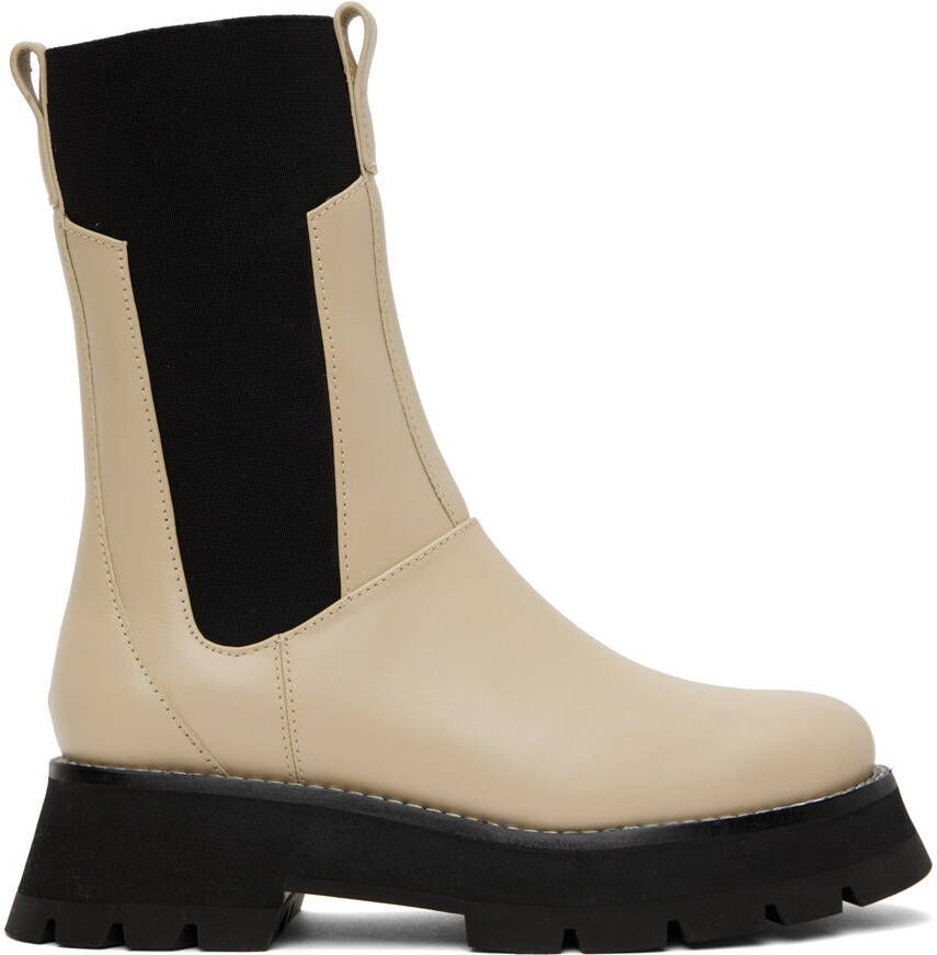 3.1 Phillip Lim Off-White Kate Combat Boots