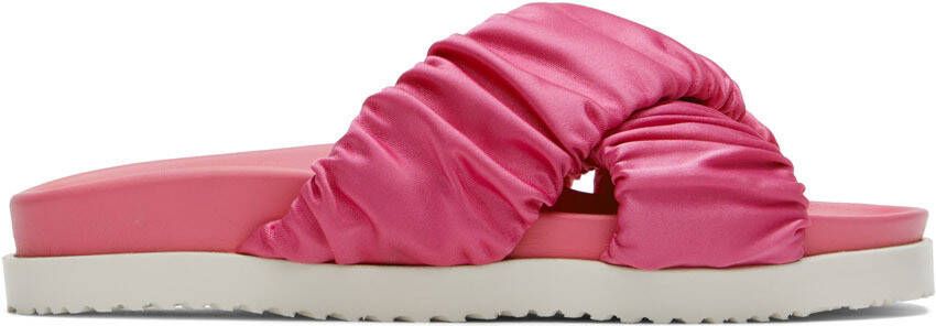 3.1 Phillip Lim Pink Crossover Pool Slides - Picture 5