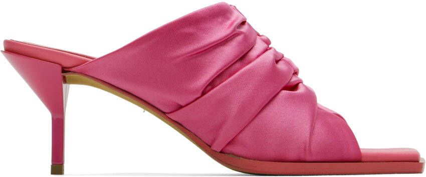 3.1 Phillip Lim Pink Georgia Heeled Sandals - Picture 5