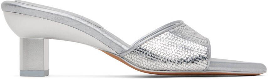 3.1 Phillip Lim Silver Verona Mules