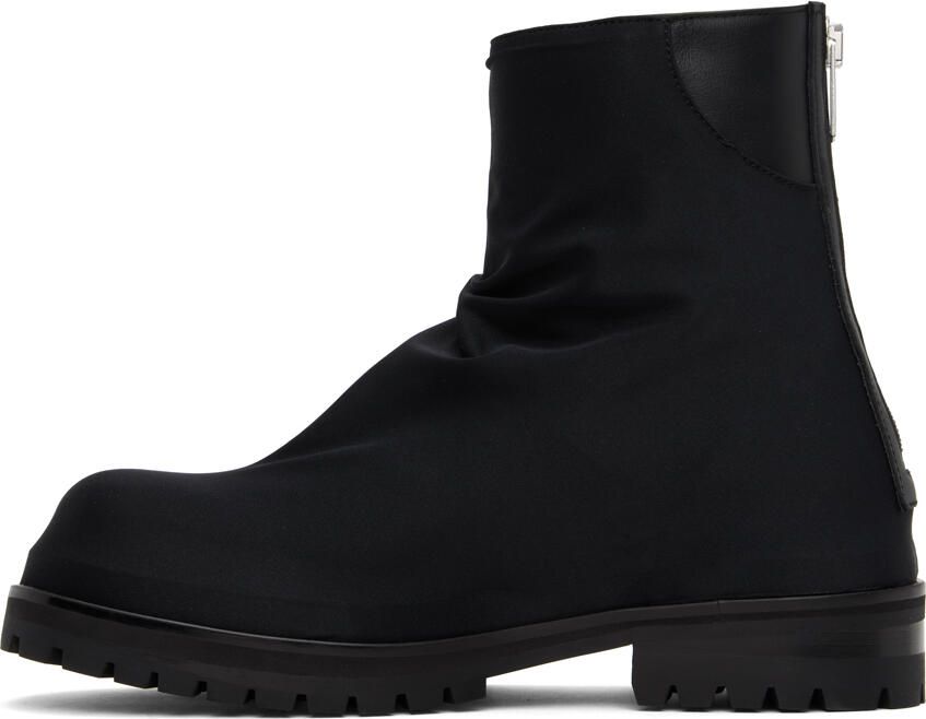 424 Black Zip Boots - Picture 3