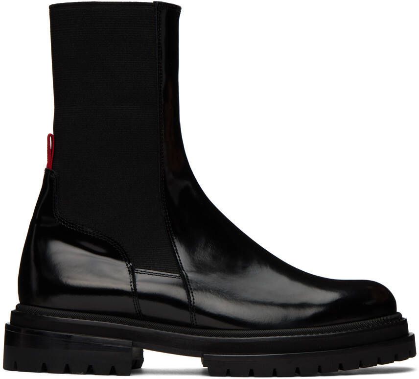 424 Black Low Chelsea Boots - Picture 4