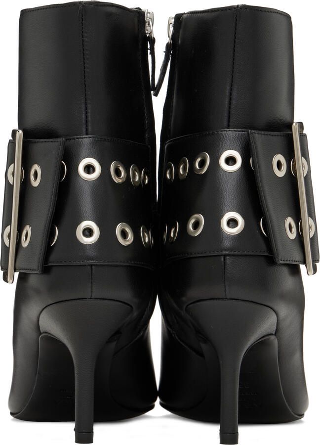 ABRA Black Big Belt Boots - Picture 3