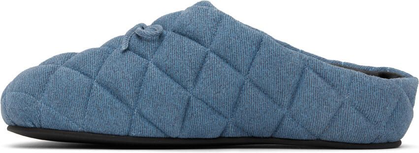 ABRA Blue Quilted Slippers - Picture 3