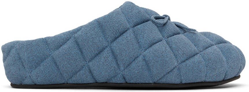 ABRA Blue Quilted Slippers - Picture 5