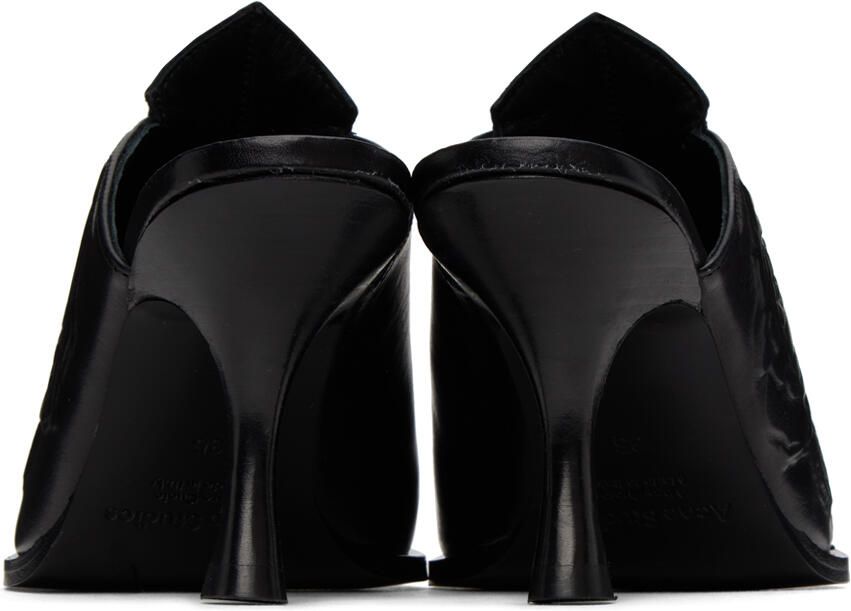 Acne Studios Black Embossed Mules