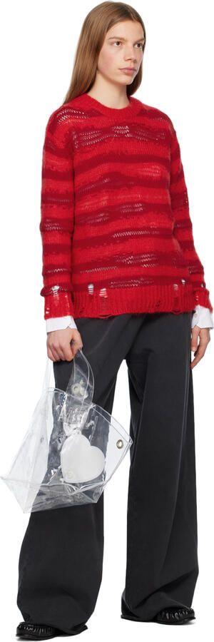 Acne Studios Black Initials Loafers - Picture 4