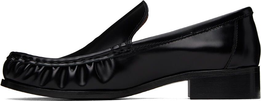 Acne Studios Black Initials Loafers - Picture 3