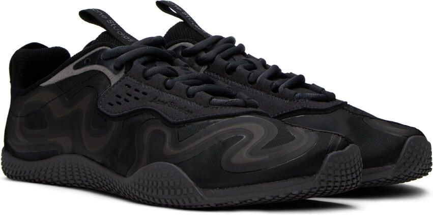 Acne Studios Black Ribbon Sneakers - Picture 2