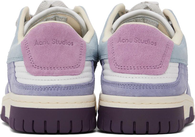 Acne Studios Blue & Purple Preppy Low Sneakers