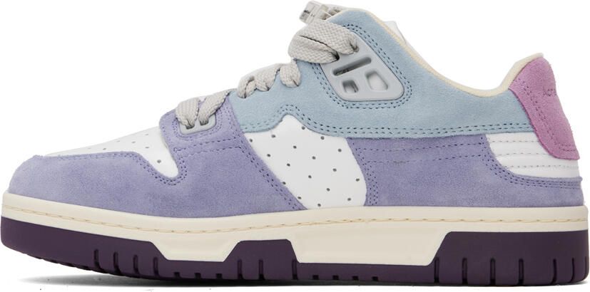 Acne Studios Blue & Purple Preppy Low Sneakers - Picture 3