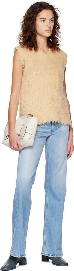 Acne Studios Blue Branded Logo Boots - Picture 4