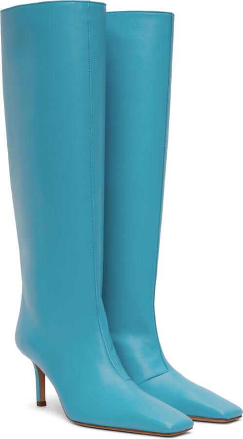 Acne Studios Blue Heel Boots