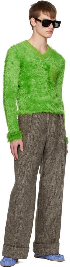 Acne Studios Blue Slip-On Loafers - Picture 4