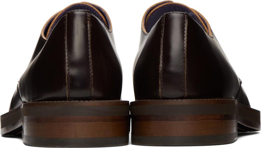 Acne Studios Brown Bump Finish Derbys