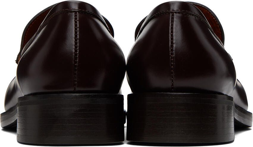 Acne Studios Brown Initials Loafers