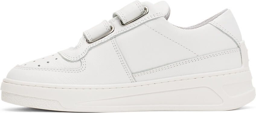 Acne Studios Kids White Velcro Sneakers - Picture 3