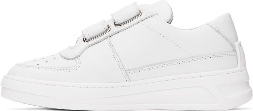 Acne Studios Kids White Velcro Strap Sneakers - Picture 3