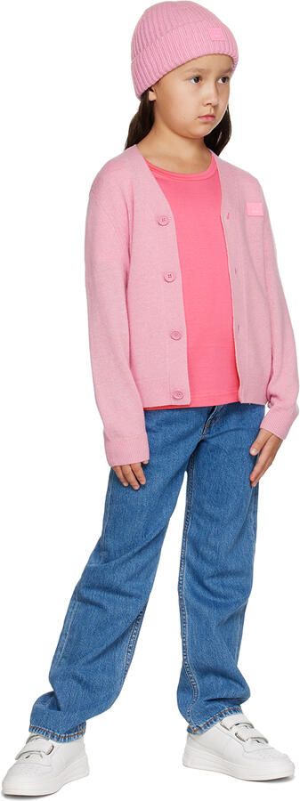 Acne Studios Kids White Velcro Strap Sneakers - Picture 4