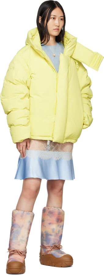 Acne Studios Orange Bolo Cloud Boots - Picture 4