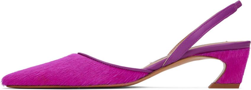 Acne Studios Pink Slingback Pumps - Picture 3
