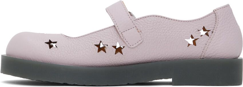 Acne Studios Purple Star Cutout Loafers - Picture 4