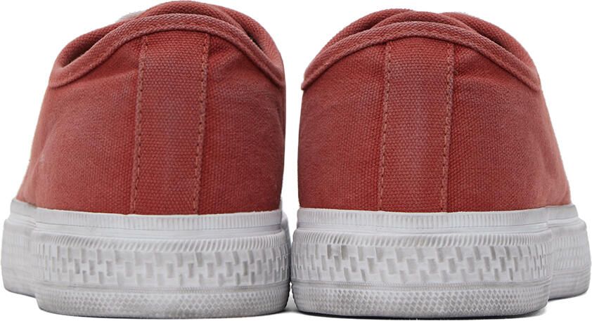 Acne Studios Red Faded Sneakers