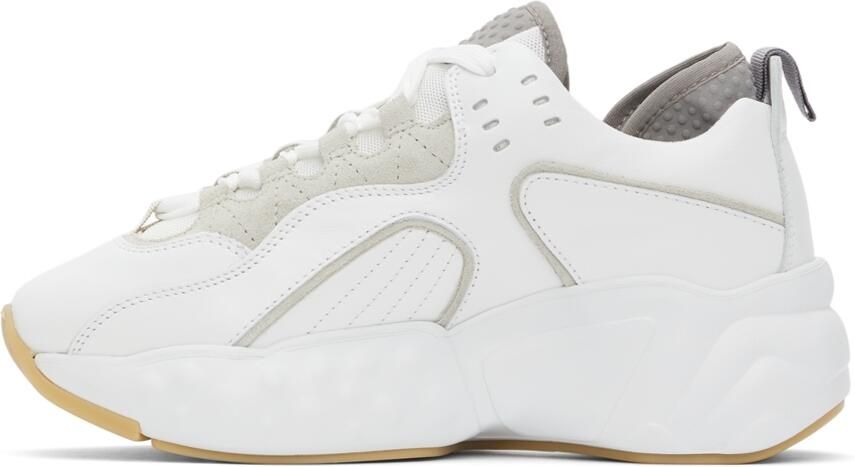 Acne Studios White Nappa Sneakers - Picture 4