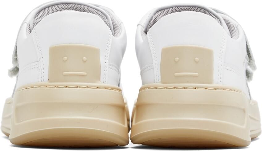Acne Studios White Steffey Low-Top Sneakers