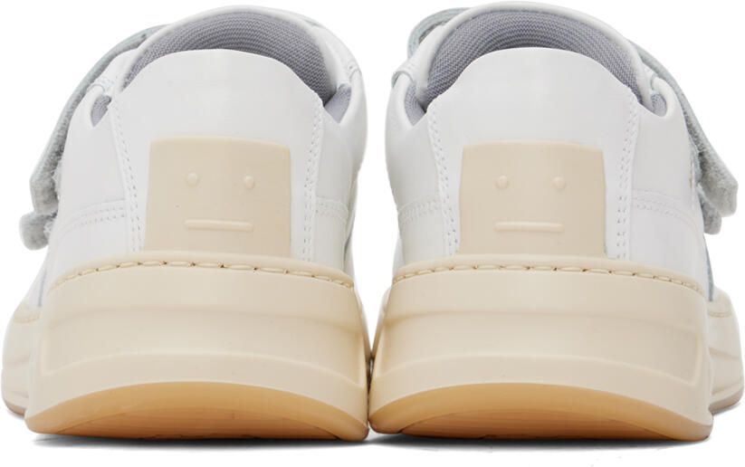 Acne Studios White Velcro Strap Sneakers