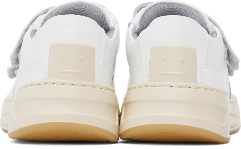 Acne Studios White Velcro Strap Sneakers