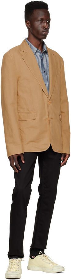 Acne Studios Yellow Ballow Tumbled Low Sneakers - Picture 4