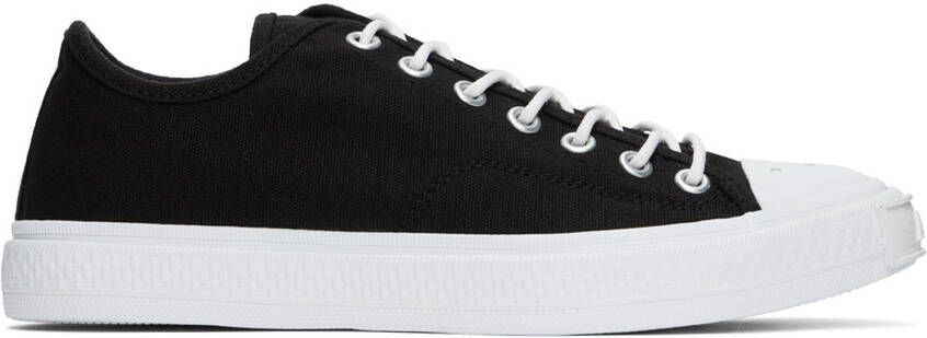 Acne Studios Black & White Canvas Sneakers