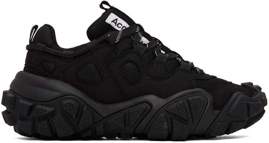 Acne Studios Black Chunky Mesh Sneakers - Picture 5