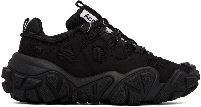 Acne Studios Black Chunky Mesh Sneakers - Picture 5