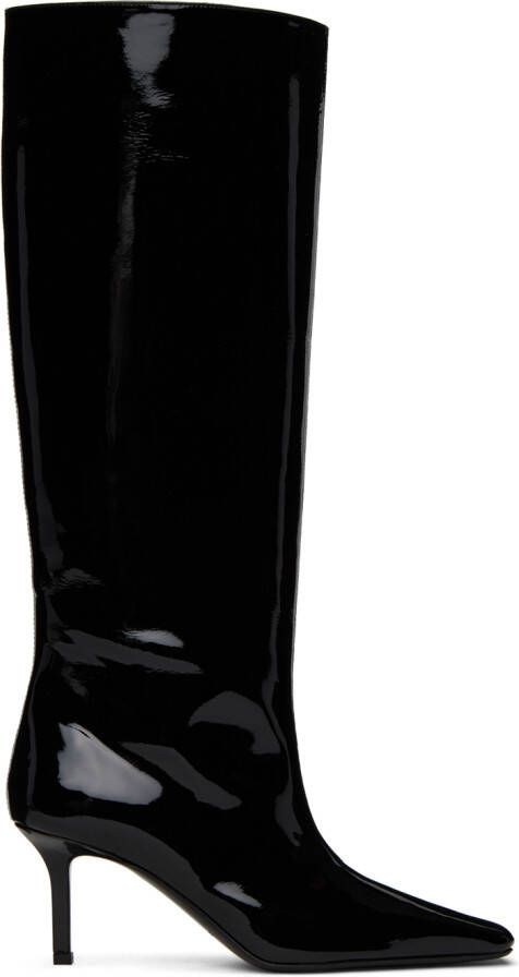 Acne Studios Black Heel Boots - Picture 5