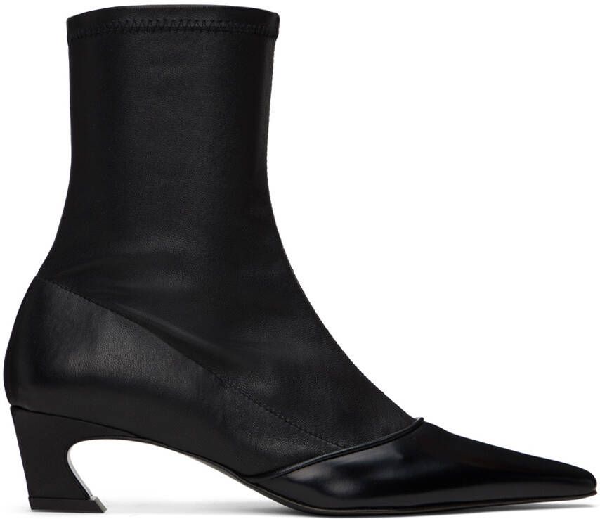 Acne Studios Black Paneled Boots